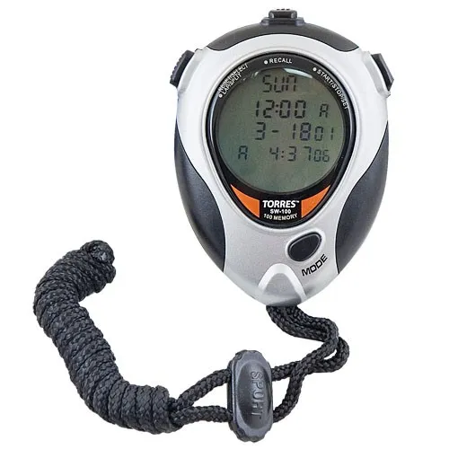 Секундомер TORRES Professional Stopwatch SW-100, 100 ячеек памяти
