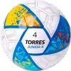 Мяч футб. TORRES Junior-4, F323804, р.4,глянц.ПУ, 4 сл, 32п, руч.сш, бел-жел-гол за 2&nbsp;070.60 ₽ купить в Химках