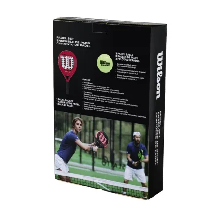 Набор для падела WILSON Optix XP Padel KIT, WR202110U2, ракетка + 3мяча, красный за 20&nbsp;362.60 ₽ купить в Химках
