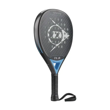 Ракетка для падела Dunlop FX Jr, 10370738, для юниоров, гибрид, графит, черно-голубой за 11&nbsp;019.40 ₽ купить в Химках
