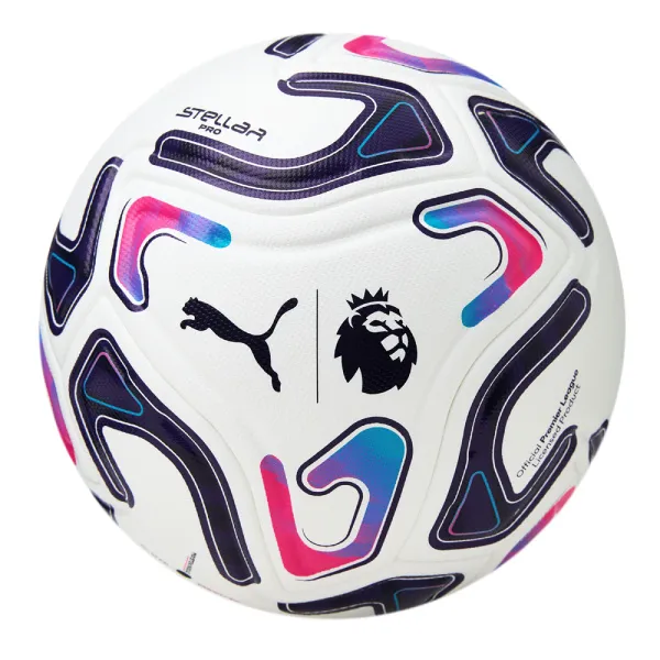 Мяч футб. PUMA Stellar Pro PL, 08510701, р.5, FIFA Quality Pro, 8п, ПУ, термосш, бело-фиолетовый за 9&nbsp;069.50 ₽ в Химках