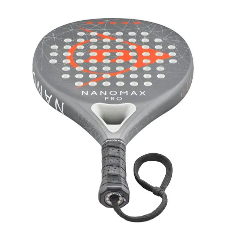 Ракетка для падела Dunlop Nanomax Pro, 10370739, для профессионалов, карбон,серо-оранжевый за 17&nbsp;248.20 ₽ купить в Химках