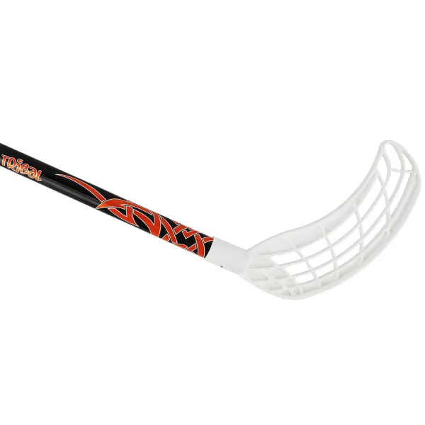 Клюшка для флорбола RealStick Tribal Jr, MR-KF-TR85-WH, 85см,прямой крюк,пластик,черн-бел-оранж за 2&nbsp;237.20 ₽ в Химках