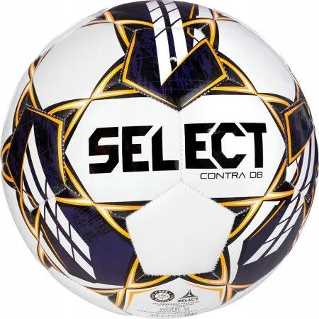 Мяч футб. SELECT Contra DB v23, 0855160600, р.5, FIFA Basic, 32 пан, ПУ, гибр.сш, бело-чер-желтый за 4&nbsp;175.20 ₽ купить в Химках