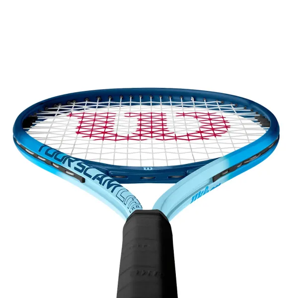 Ракетка б/т Wilson Tour Slam Lite Gr2, WR199010U2,для любит, алюминий, со струнами, сине-голубая за 6&nbsp;358 ₽ в Химках