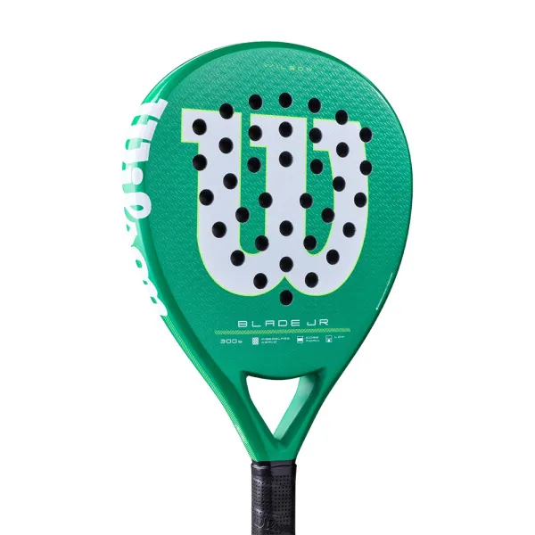 Ракетка для падела WILSON Blade Jr  V4 Padel, WR213811U0, для начин-х, стекловолокно, зеленый за 14&nbsp;934.50 ₽ в Химках