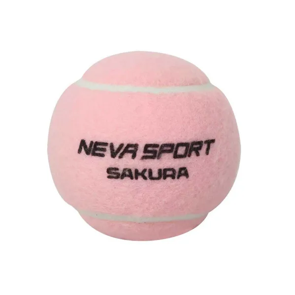 Мяч для падела NS Sakura, UAA2, уп.3 шт, сукно, нат.резина, розовый за 824.50 ₽ в Химках