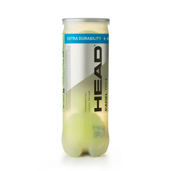 Мяч для падела HEAD Padel Pro+, 540203, уп.3 шт, FIP Approved, войлок,нат.резина,желтый за 933.30 ₽ в Химках