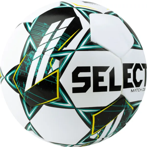 Мяч футб. SELECT Match DВ V23, 0575360004,р.5, FIFA Basic, 32п, ПУ, гибр.сш., бело-зелено-черн за 5&nbsp;875.20 ₽ в Химках