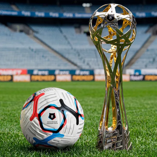 Мяч футб. KELME Russian Premier League, 7601QU5216-100, р.5, FIFA Pro, 10п, ПУ, термосш, бел-син-кр за 10&nbsp;672.60 ₽ в Химках