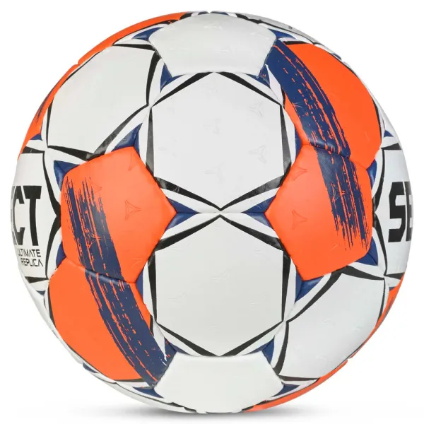 Мяч ганд. SELECT Ultimate Replica v25, 3572858745, р.3(Senior), ПУ,руч.сш, бел-оранж-т.син за 5&nbsp;373.70 ₽ в Химках