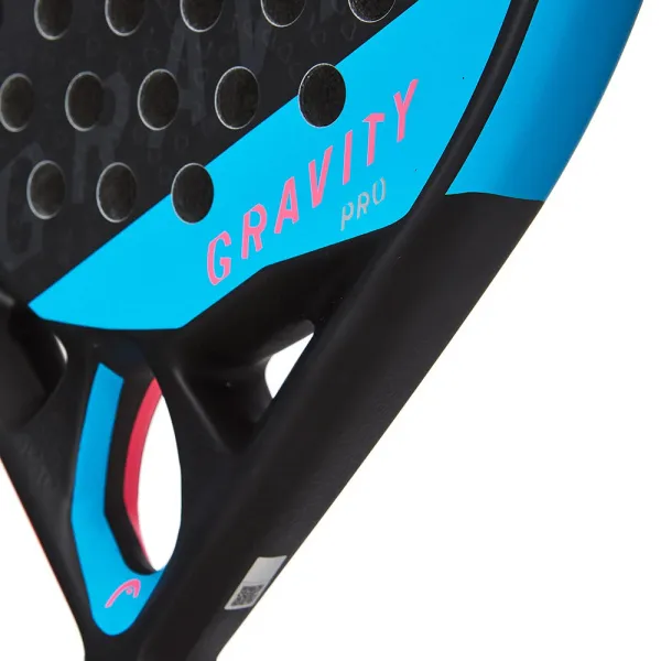 Ракетка для падела HEAD Gravity Pro 2022, 228162,для продв.игр., карбон, стекловолокно,черн-сине-роз за 16&nbsp;138.10 ₽ в Химках