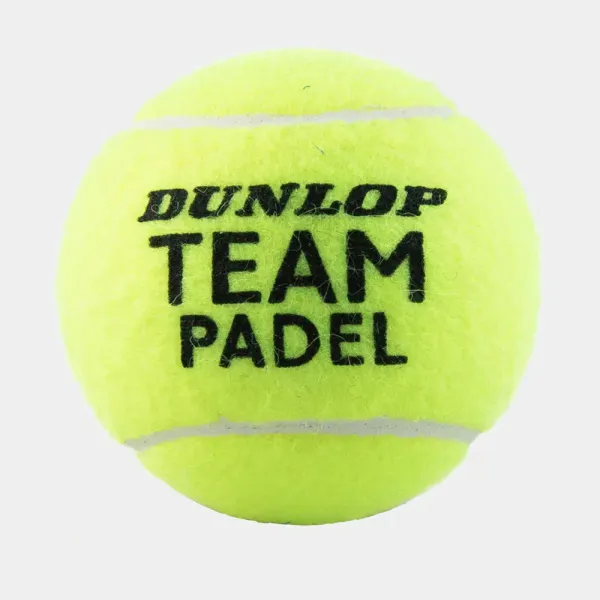 Мяч для падела Dunlop Team Padel, 601553, уп.3 шт, сукно, нат.резина,желтый за 1&nbsp;110.10 ₽ в Химках