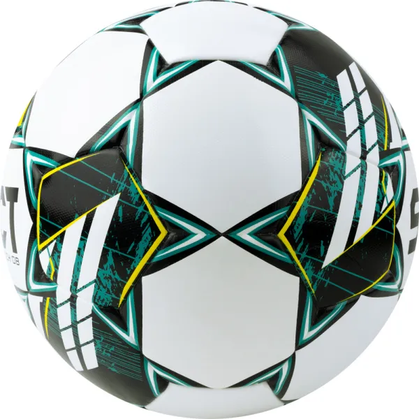 Мяч футб. SELECT Match DВ V23, 0575360004,р.5, FIFA Basic, 32п, ПУ, гибр.сш., бело-зелено-черн за 5&nbsp;875.20 ₽ в Химках