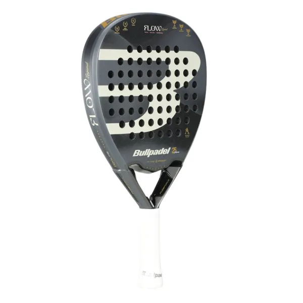 Ракетка для падела BULLPADEL Flow Legend, 494405, для профессионалов, стекловолокно,черно-белый за 31&nbsp;307.20 ₽ в Химках