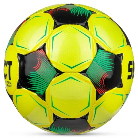 Мяч футзал. SELECT Futsal Mimas V26, 1053471007, р.4,FIFA Basic, 32п, ПУ, руч.сш, желто-зелено-черн. за 6&nbsp;113.20 ₽ купить в Химках
