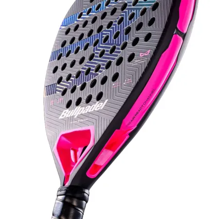 Ракетка для падела BULLPADEL Wonder 27, 497250, для продв.игроков, стекловолокно, карбон, черно-роз за 42&nbsp;969.20 ₽ купить в Химках