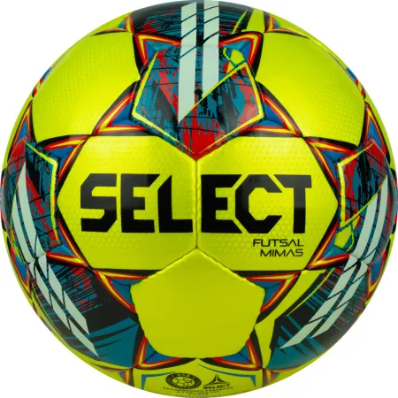 Мяч футзал. SELECT Futsal Mimas, 1053460550, р.4,FIFA Basic, 32 пан, гл.ПУ, руч.сш, жел-сине-красный за 6&nbsp;303.60 ₽ купить в Химках