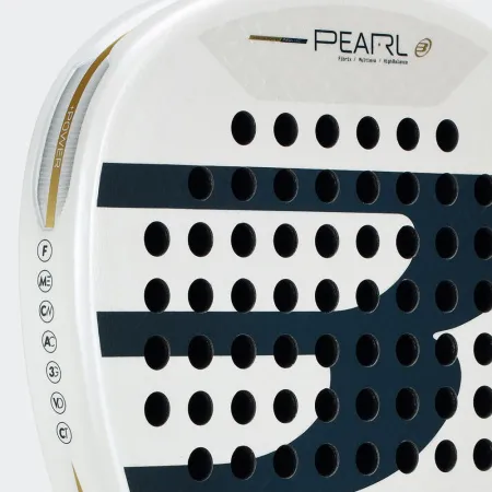 Ракетка для падела BULLPADEL Pearl 26, 493804, для профессионалов, карбон, бело-серый за 35&nbsp;929.50 ₽ купить в Химках