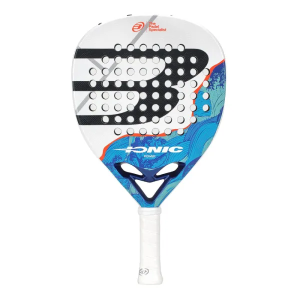 Ракетка для падела BULLPADEL Ionic Power 26, 494411, для продв. игроков, стекловолокно, сине-белый за 28&nbsp;944.20 ₽ в Химках