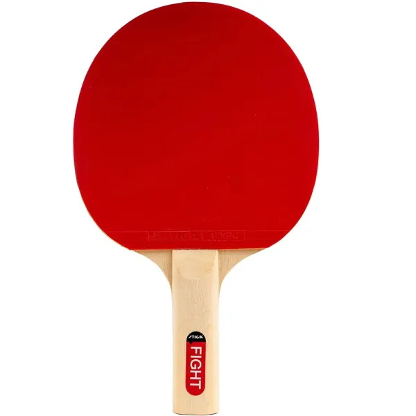 Ракетка для н/т Stiga Fight Red, 184001, для любителей, накладка 1,5 мм ITTF, прямая ручка за 1&nbsp;837.70 ₽ в Химках