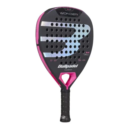Ракетка для падела BULLPADEL Wonder 27, 497250, для продв.игроков, стекловолокно, карбон, черно-роз за 42&nbsp;969.20 ₽ купить в Химках