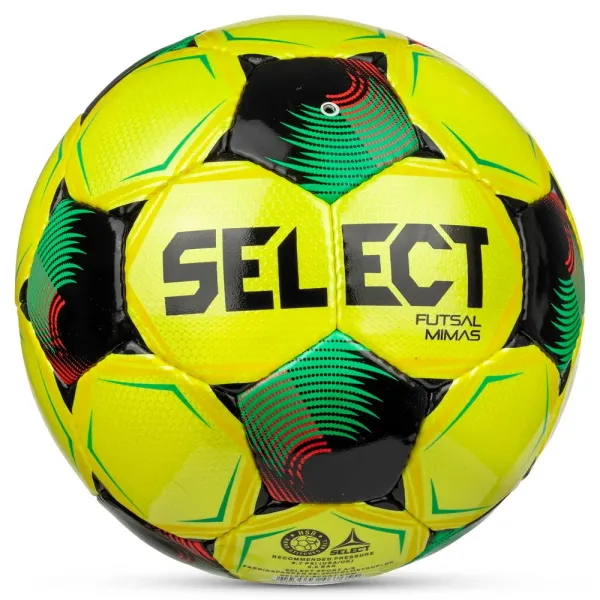 Мяч футзал. SELECT Futsal Mimas V26, 1053471007, р.4,FIFA Basic, 32п, ПУ, руч.сш, желто-зелено-черн. за 6&nbsp;113.20 ₽ в Химках
