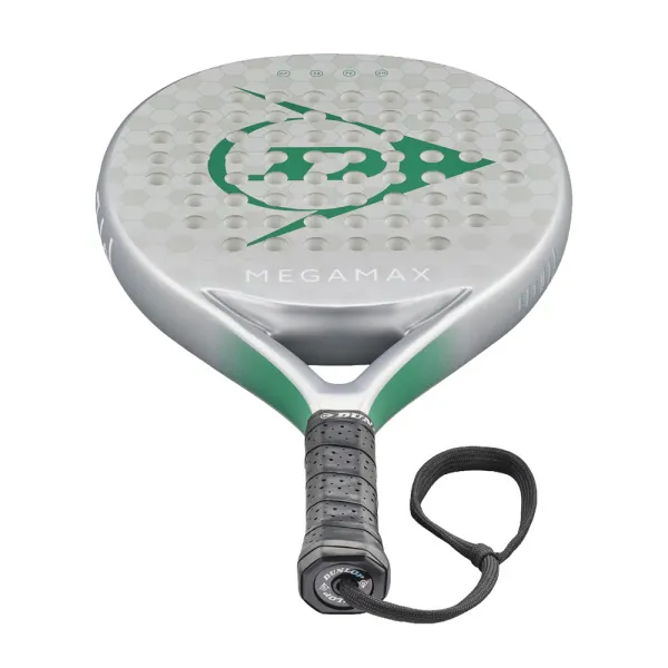 Ракетка для падела Dunlop Megamax Silver, 10370741, для начинающих, графит, серебристый за 11&nbsp;740.20 ₽ в Химках
