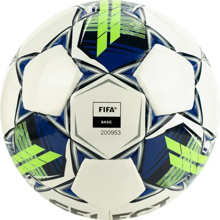 Мяч футзал. SELECT Futsal Master Shiny V22, 1043460004, р.4, Basic,32п, гл.ПУ, руч.сш,бел-син-зел за 7&nbsp;539.50 ₽ купить в Химках