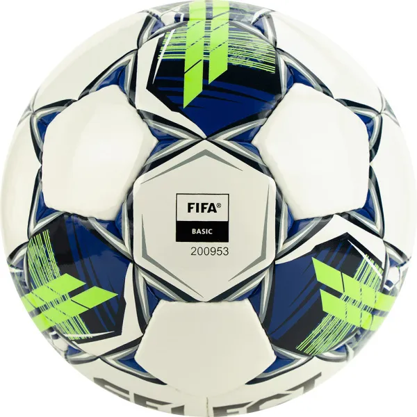 Мяч футзал. SELECT Futsal Master Shiny V22, 1043460004, р.4, Basic,32п, гл.ПУ, руч.сш,бел-син-зел за 7&nbsp;539.50 ₽ в Химках