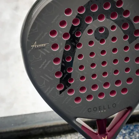 Ракетка для падела HEAD Coello Pro 2026, 225036, для профессионалов, карбон, коричнево-бордовый за 33&nbsp;619.20 ₽ купить в Химках