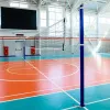 Волейбольные стойки универсальные со стаканами и механизмом натяжения троса ZAVODSPORTA за 41&nbsp;400 ₽ купить в Химках