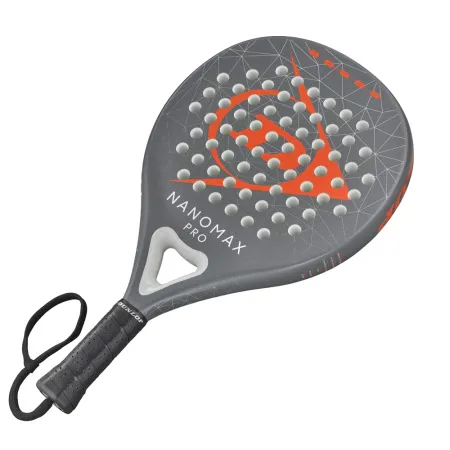 Ракетка для падела Dunlop Nanomax Pro, 10370739, для профессионалов, карбон,серо-оранжевый за 17&nbsp;248.20 ₽ купить в Химках