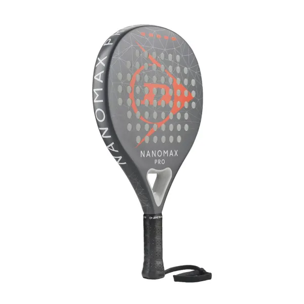 Ракетка для падела Dunlop Nanomax Pro, 10370739, для профессионалов, карбон,серо-оранжевый за 17&nbsp;248.20 ₽ в Химках