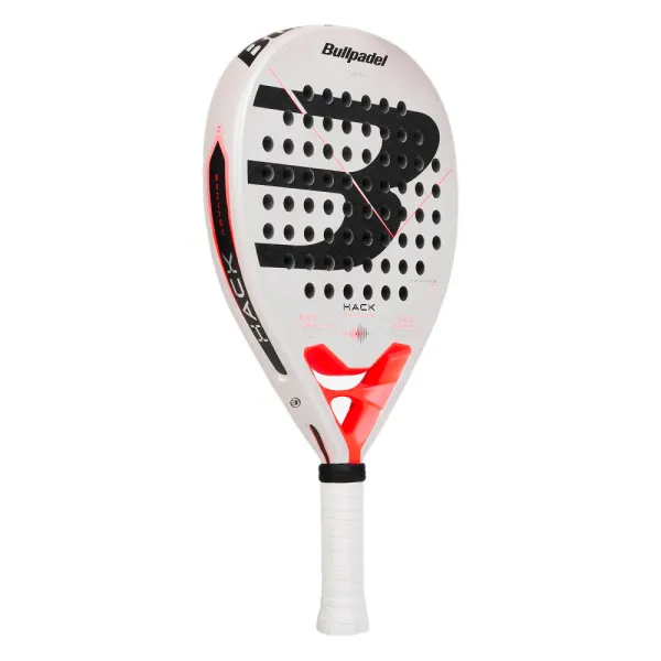 Ракетка для падела BULLPADEL Hack Advance, 494415, для проф. и любит, карбон, бело-черно-оранжевый за 18&nbsp;664.30 ₽ в Химках