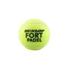 Мяч для падела Dunlop Fort Padel, 601555, уп.3 шт, FIP, сукно, нат.резина,желтый за 1&nbsp;135.60 ₽ купить в Химках