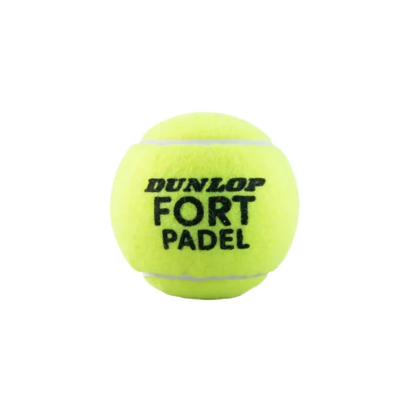 Мяч для падела Dunlop Fort Padel, 601555, уп.3 шт, FIP, сукно, нат.резина,желтый за 1&nbsp;135.60 ₽ в Химках