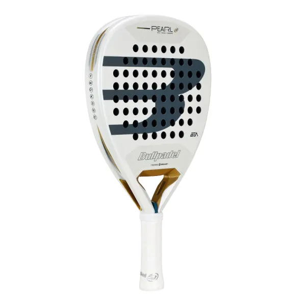 Ракетка для падела BULLPADEL Pearl 26, 493804, для профессионалов, карбон, бело-серый за 35&nbsp;929.50 ₽ в Химках