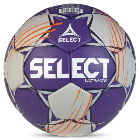 Мяч ганд. SELECT Ultimate Official EHF V24, 1612858999, Senior(р.3), EHF Appr, ПУ, руч.сш, фиол-сер за 15&nbsp;504 ₽ купить в Химках
