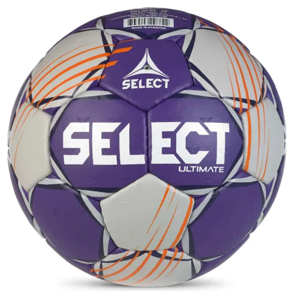 Мяч ганд. SELECT Ultimate Official EHF V24, 1612858999, Senior(р.3), EHF Appr, ПУ, руч.сш, фиол-сер за 15&nbsp;504 ₽ в Химках