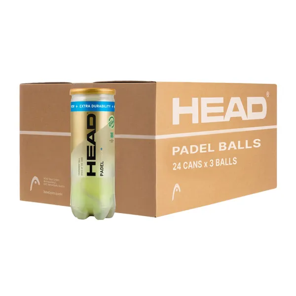 Мяч для падела HEAD Padel Pro S+, 540303, уп.3 шт, FIP Approved, войлок,нат.резина,желтый за 933.30 ₽ в Химках