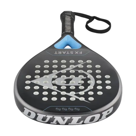 Ракетка для падела Dunlop FX Start, 10370737, для начинающих, гибрид, графит, черно-синий за 13&nbsp;175 ₽ купить в Химках