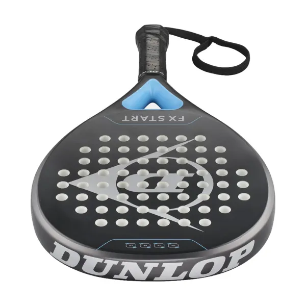 Ракетка для падела Dunlop FX Start, 10370737, для начинающих, гибрид, графит, черно-синий за 13&nbsp;175 ₽ в Химках