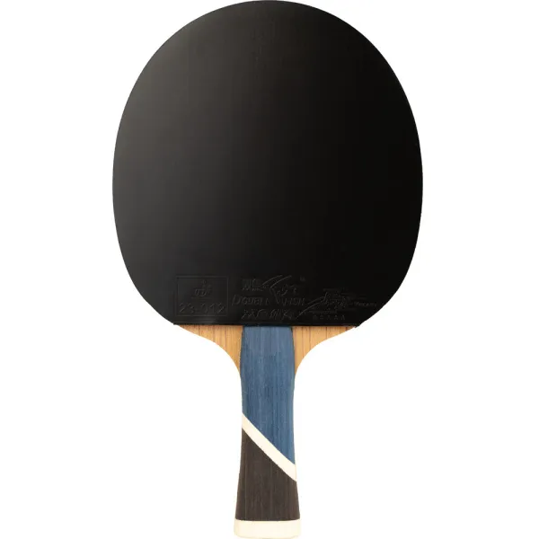 Ракетка для н/т DOUBLE FISH 5A+C, для продвин, ITTF Appr, накл. 2,1 мм, конич. ручка+ 2 мяча V40+мм за 2&nbsp;779.50 ₽ в Химках