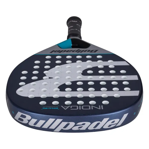 Ракетка для падела BULLPADEL Indiga Power 26, 494416, для начинающих, стекловолокно, темносине-серый за 14&nbsp;672.70 ₽ в Химках