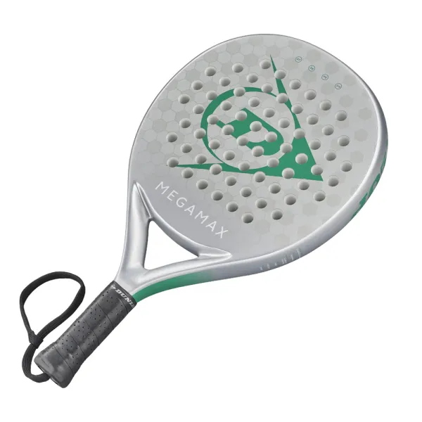 Ракетка для падела Dunlop Megamax Silver, 10370741, для начинающих, графит, серебристый за 11&nbsp;740.20 ₽ в Химках