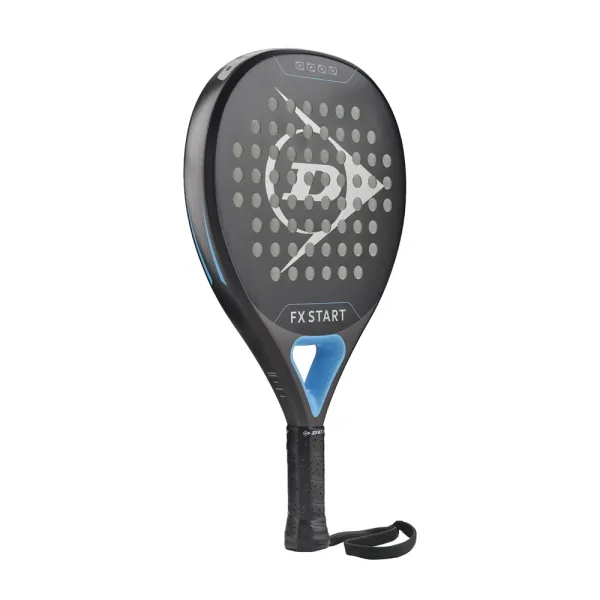 Ракетка для падела Dunlop FX Start, 10370737, для начинающих, гибрид, графит, черно-синий за 13&nbsp;175 ₽ в Химках