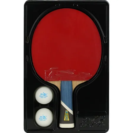 Ракетка для н/т DOUBLE FISH 5A+C, для продвин, ITTF Appr, накл. 2,1 мм, конич. ручка+ 2 мяча V40+мм за 2&nbsp;779.50 ₽ купить в Химках