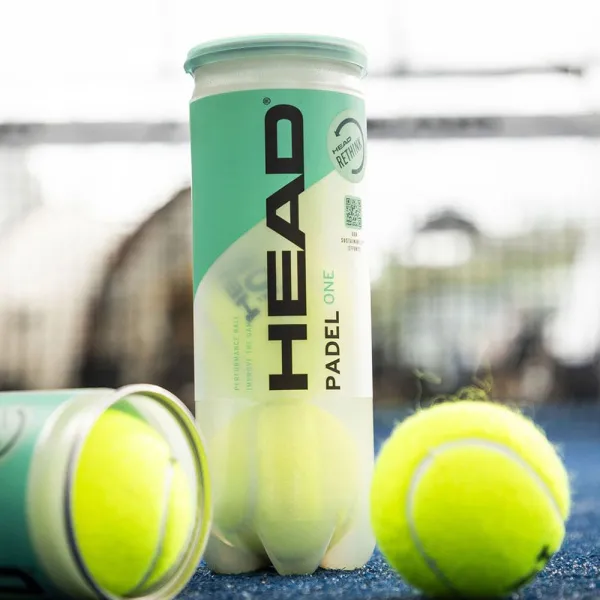 Мяч для падела HEAD Padel One S, 575383, уп.3 шт, FIP Approved, войлок,нат.резина,желтый за 933.30 ₽ в Химках