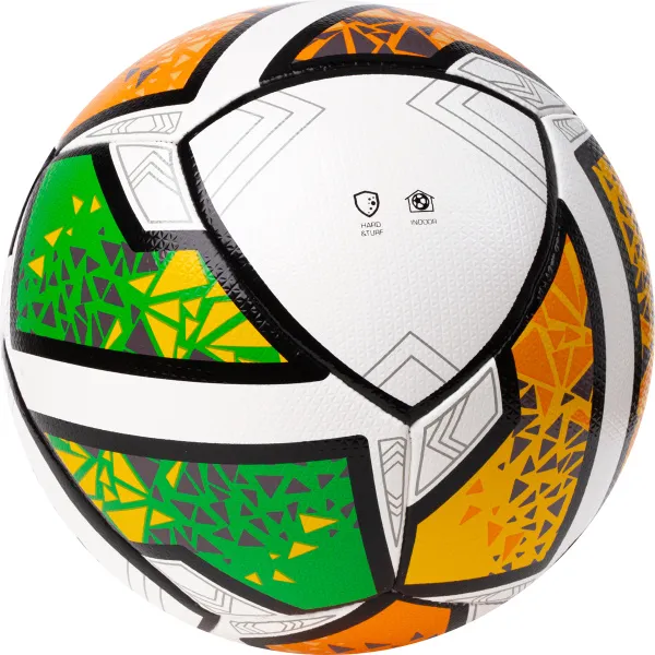 Мяч футзал. TORRES Futsal Club, FS323764, р.4, 10 пан. ПУ, 4 под. сл, гибрид. сш. бело-зел-оранж за 2&nbsp;264.40 ₽ в Химках